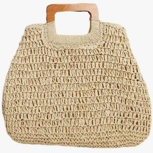 Straw Woven Tote Bag